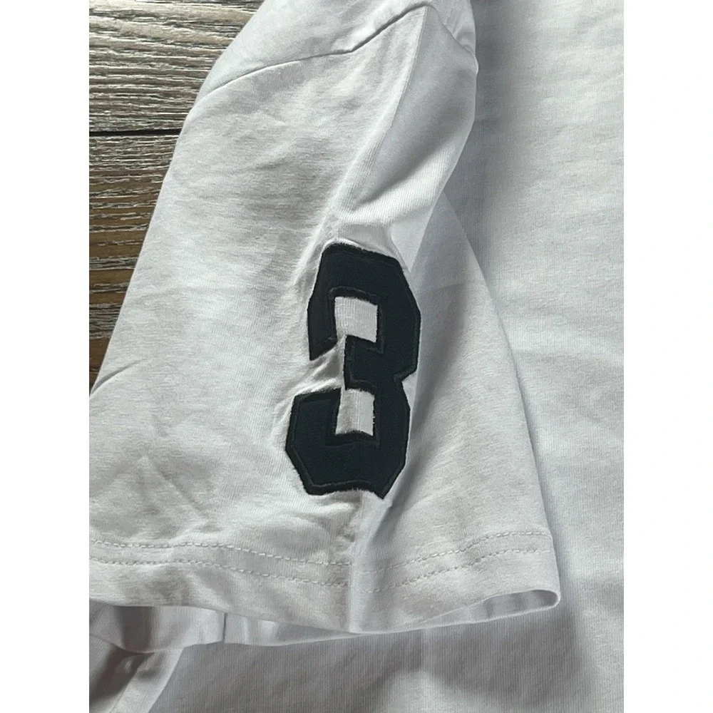 Polo Ralph Lauren Big Pony Cotton T-Shirt Mens Size Large White Short Sleeve #3